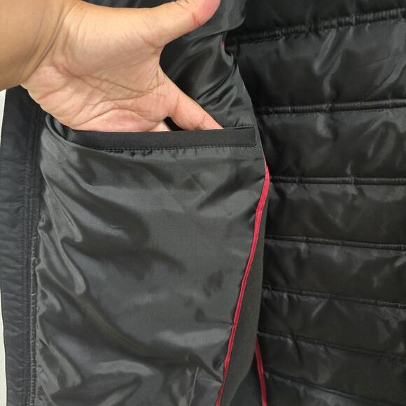 Nautica Men's Black Quilted Performance Jacket Water Wind Resistant Size M - Picture 9 of 14